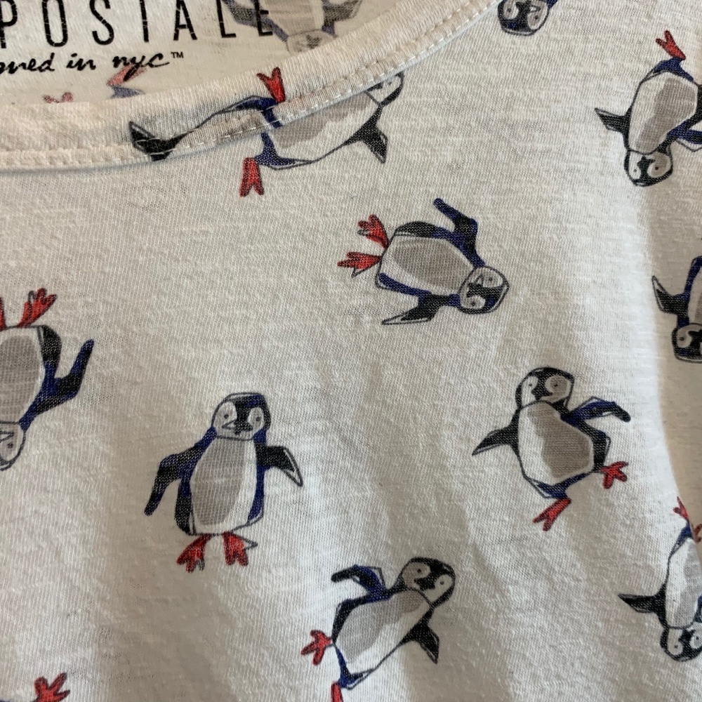Aeropostale Long Sleeve T Cute Penguin - Picture 9 of 12